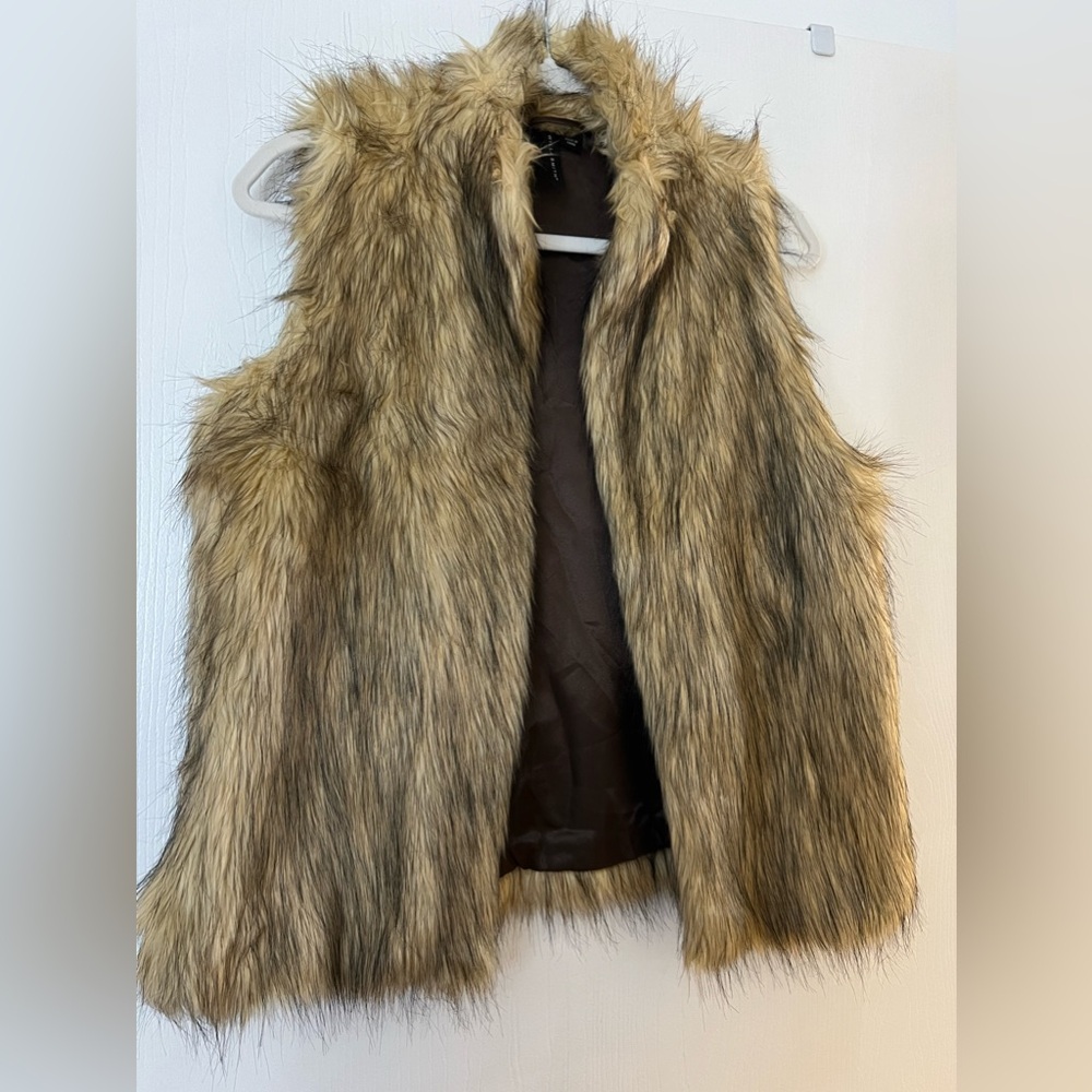 Willi Smith Faux fur vest